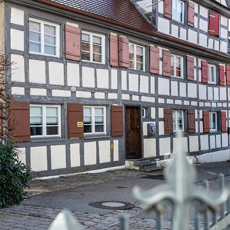 FEWO Im alten Fachwerkhaus Bad Buchau Exterior foto
