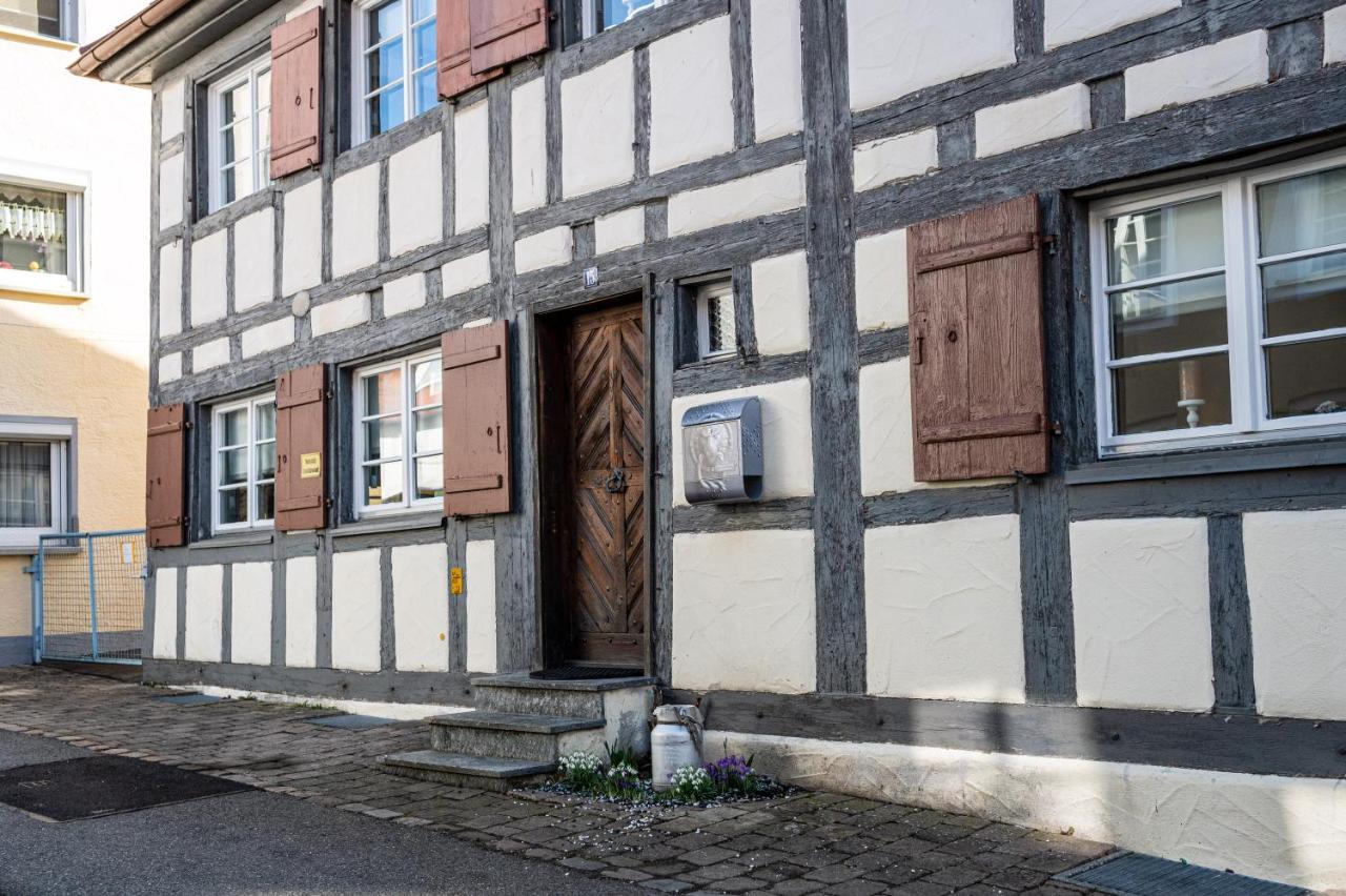 FEWO Im alten Fachwerkhaus Bad Buchau Exterior foto